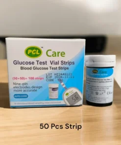 50 Pcs PCL Care Blood Glucose Monitor Machine Strip